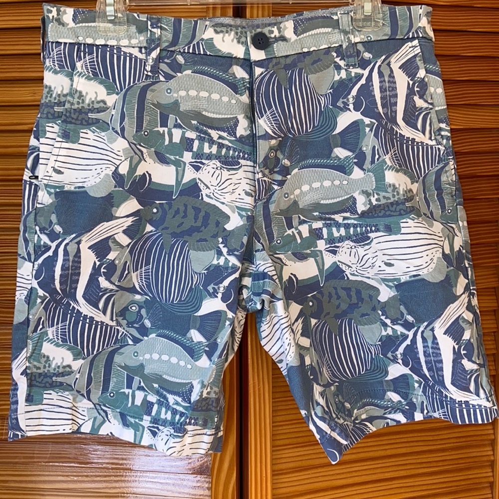 docker blue green under the sea theme shorts